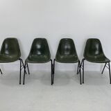 Fiberglass DSS Stacking Chairs by Ray & Charles Eames for Herman Miller, 19