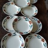 Lot 10 deep plates Longchamp Christiane