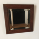 Old beveled mirror - 28x28cm