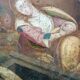 Antique painting on copper, Flemish school, 17th century, representing a saint