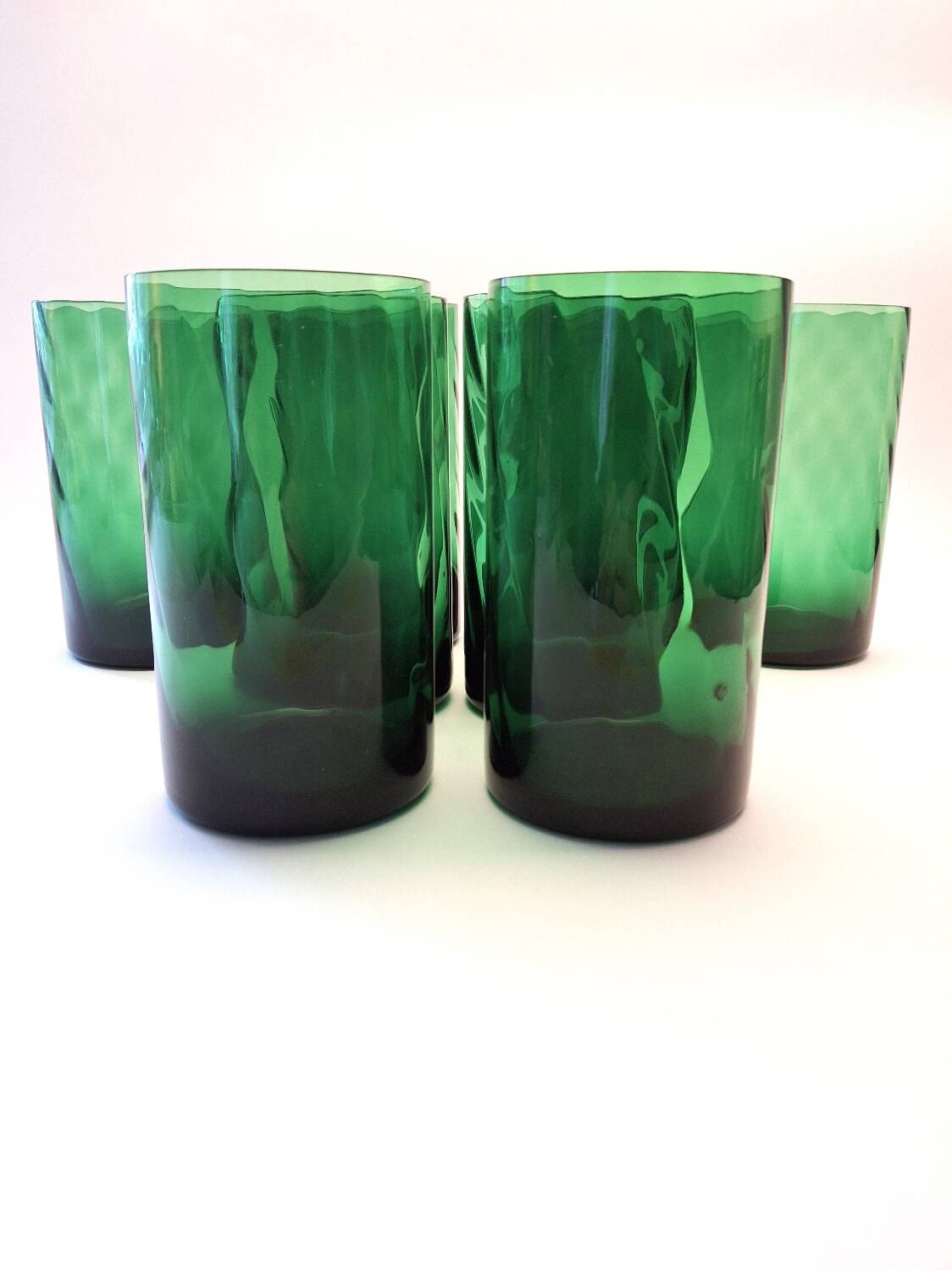 Set of eight Glasses 1970s