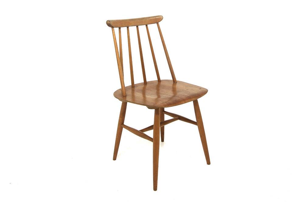 Scandinavian "pinnstol" Fanett chair by Ilmari Tapiovaara, Sweden, 1960