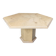 Octagonal Italian marble dining table 1970s