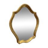 Old wooden mirror