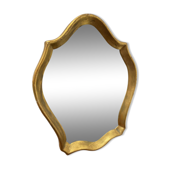 Old wooden mirror