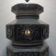 Double lighting ceramic lamp stand