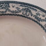 Old oval dish Manufacture Impériale et royale Belgium model Nimy