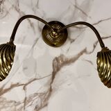 Articulated shell wall light