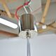 Brutalist glass chandelier by kamenicky senov, 1970s