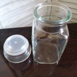Apothecary style glass jar