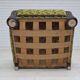 1950s, Danish relax chair, furniture velour, oak wood.