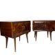 Tables de chevet, années 1950