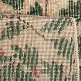 2x9 Vintage Floral Runner Rug, 77x271Cm