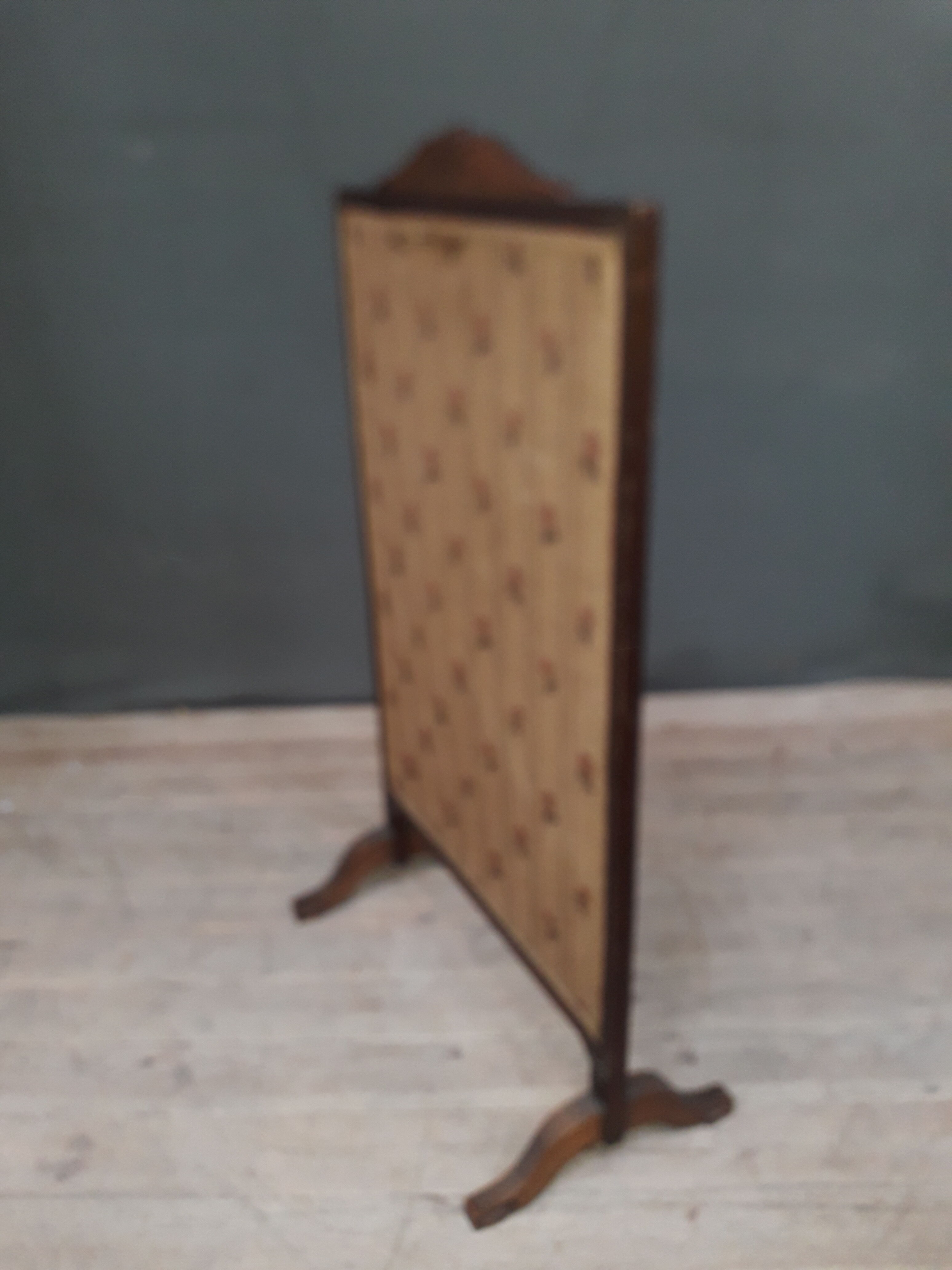 Wooden and fabric firewall