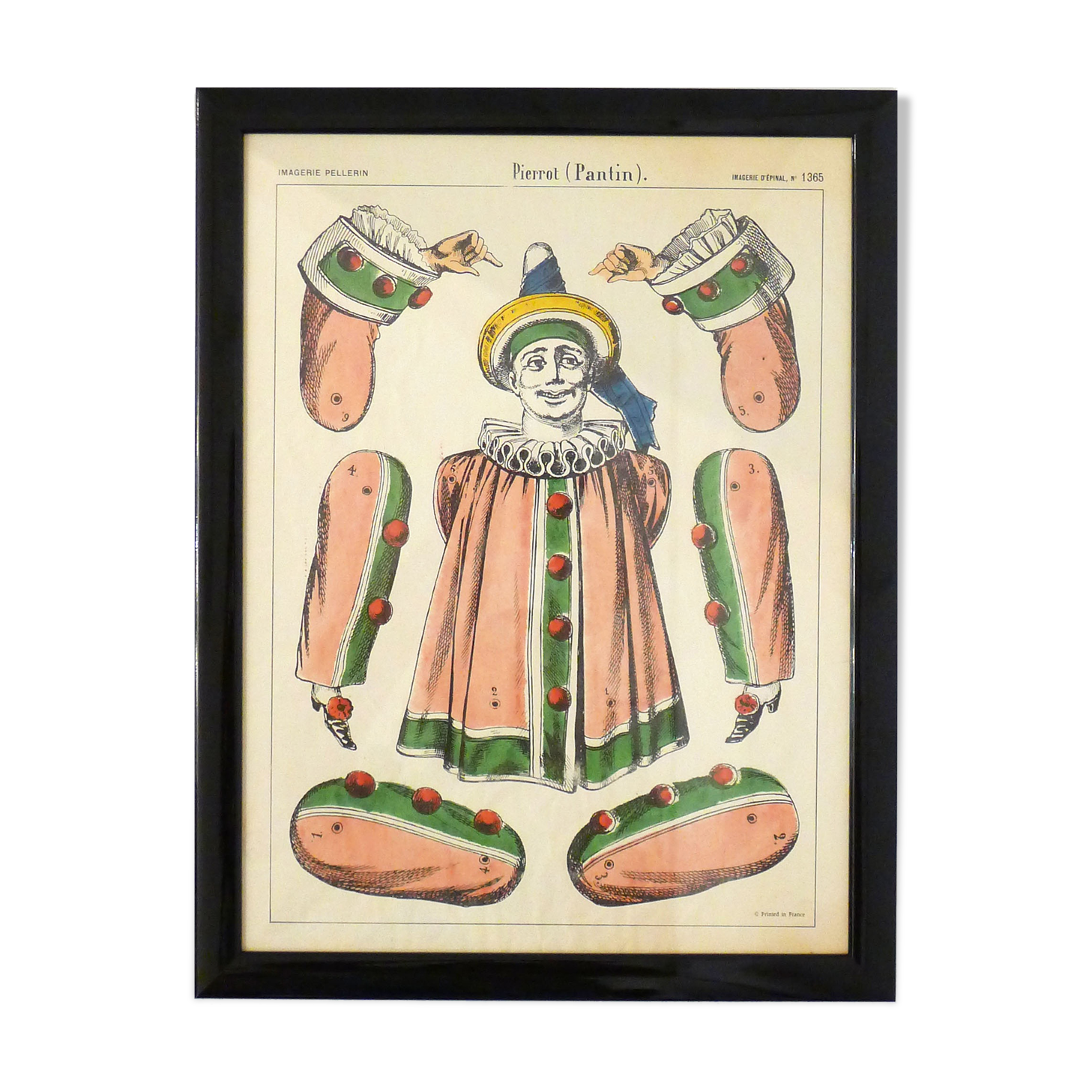 Image of Epinal "Pantin Pierrot", early 20th