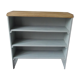 Vintage bookcase green of gray wooden top