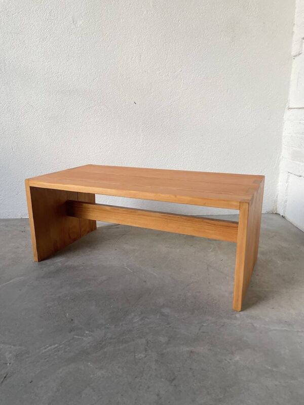 Table basse pin Maison Regain