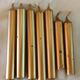 3 old Nagel design candlesticks from the 1960s