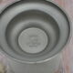 Old carica pharmacy apothecary pot with lid and tin foot