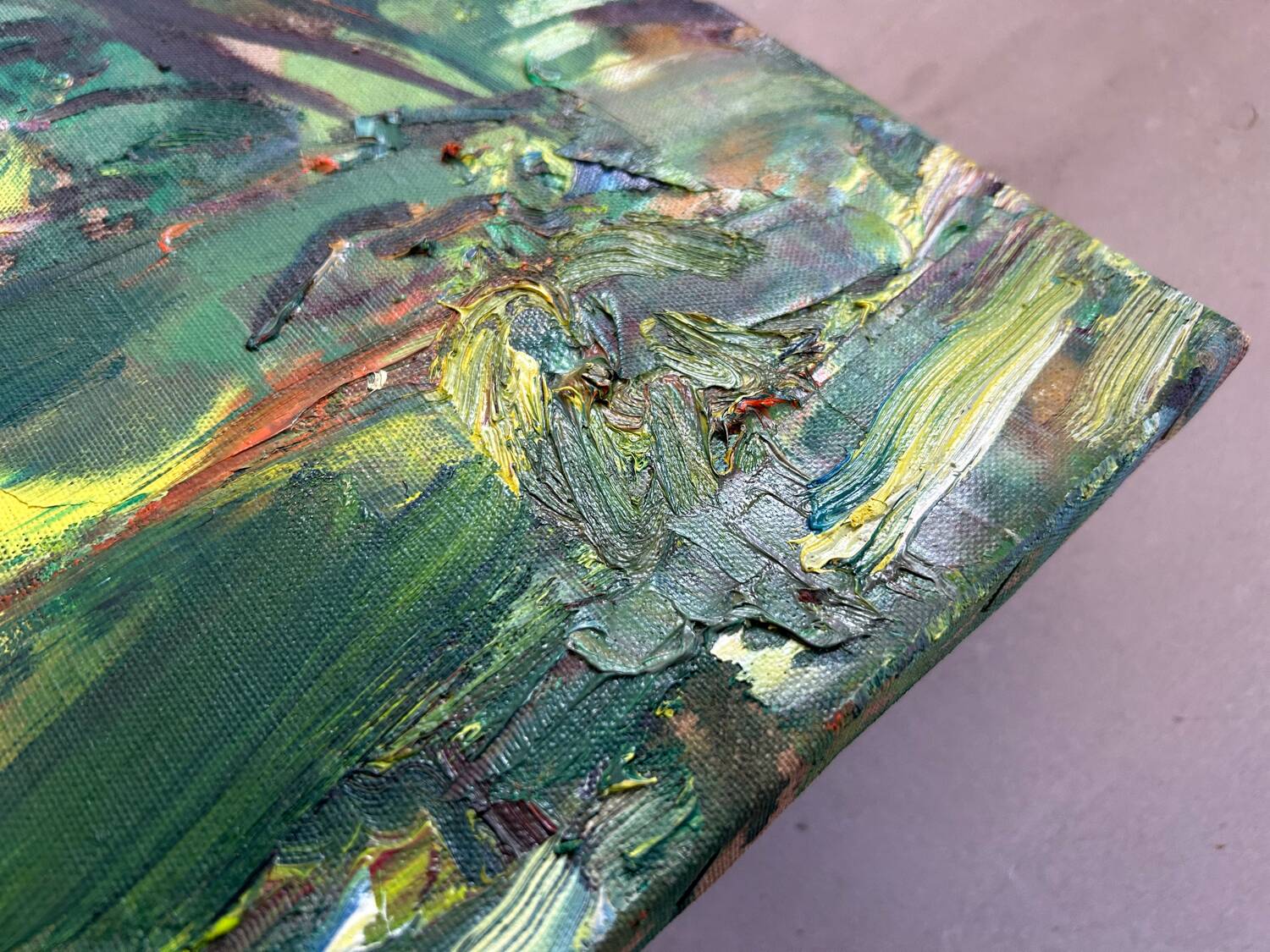 Tableau, huile sur toile