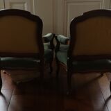 Pair of convertible chairs