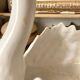 Zoomorphic planter, ceramic swan pocket holder.