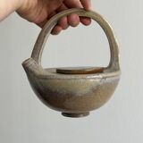 Handmade ceramic teapot
