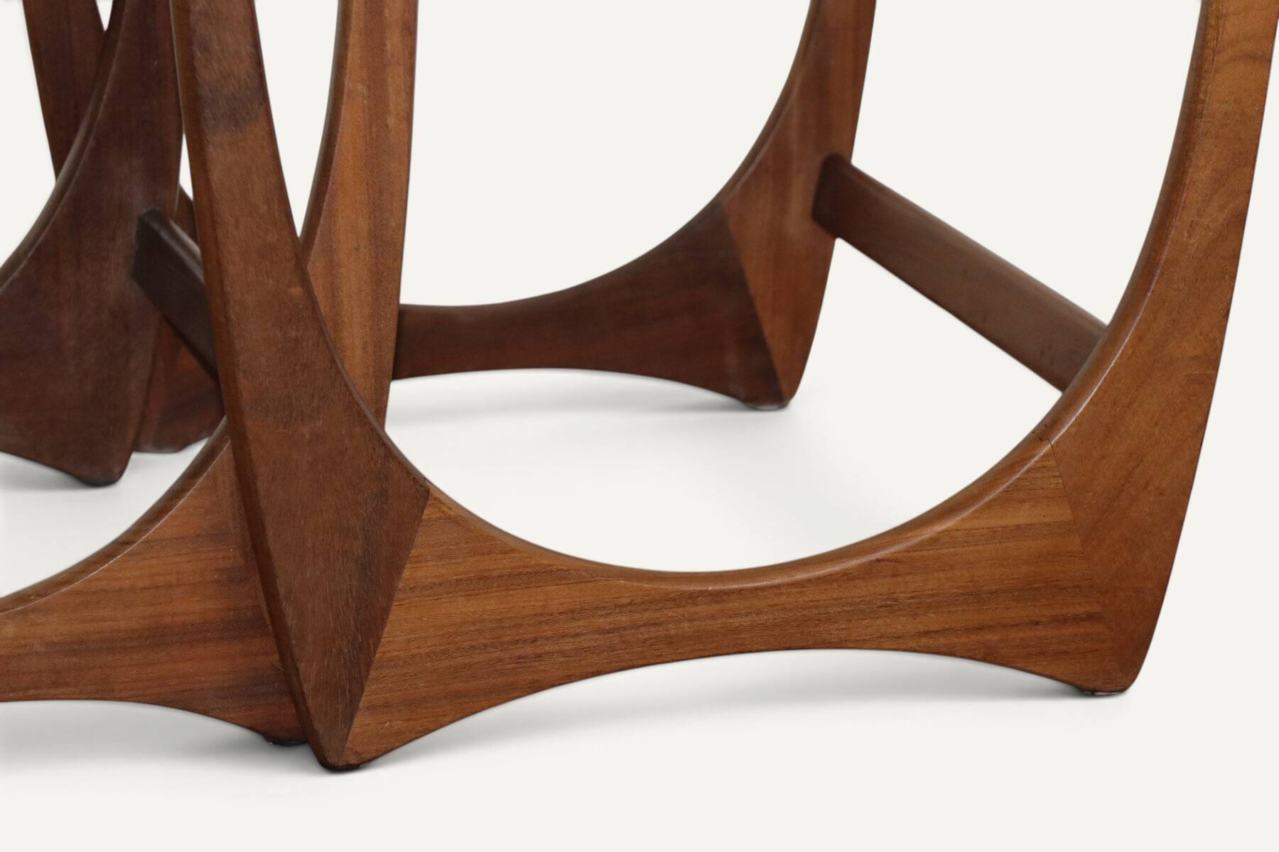 G-Plan teak nesting tables, 1960s.