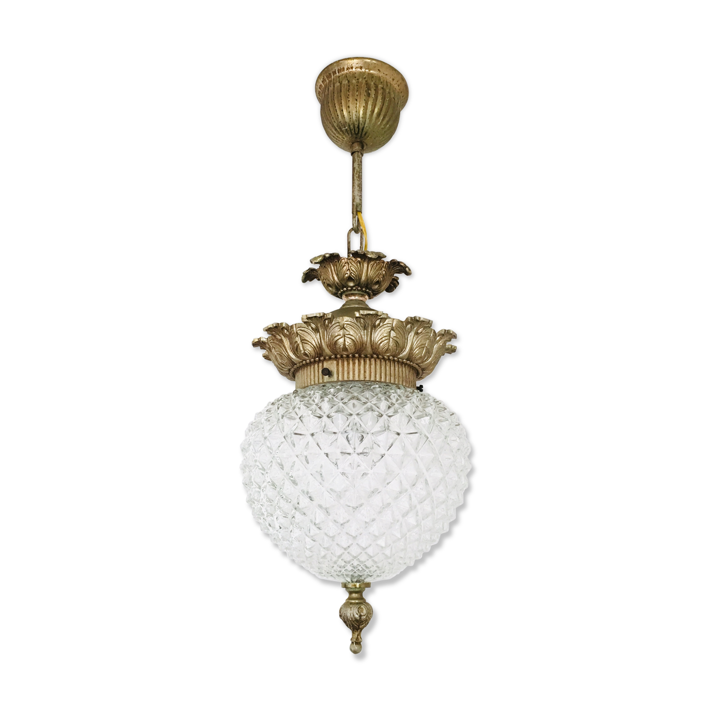 Brass globe suspension