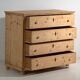 Rustic antique pine commode, Central Europe, around 1900
