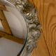 Very old mirror, flower motif frame