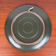 Vintage German ceramic wall plate with bird motif from Keramik Manufaktur Kupfermühle, 1970s.