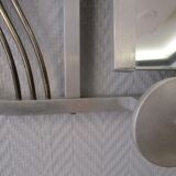 Hanger door-Hat wall aluminium with mirror 40 years