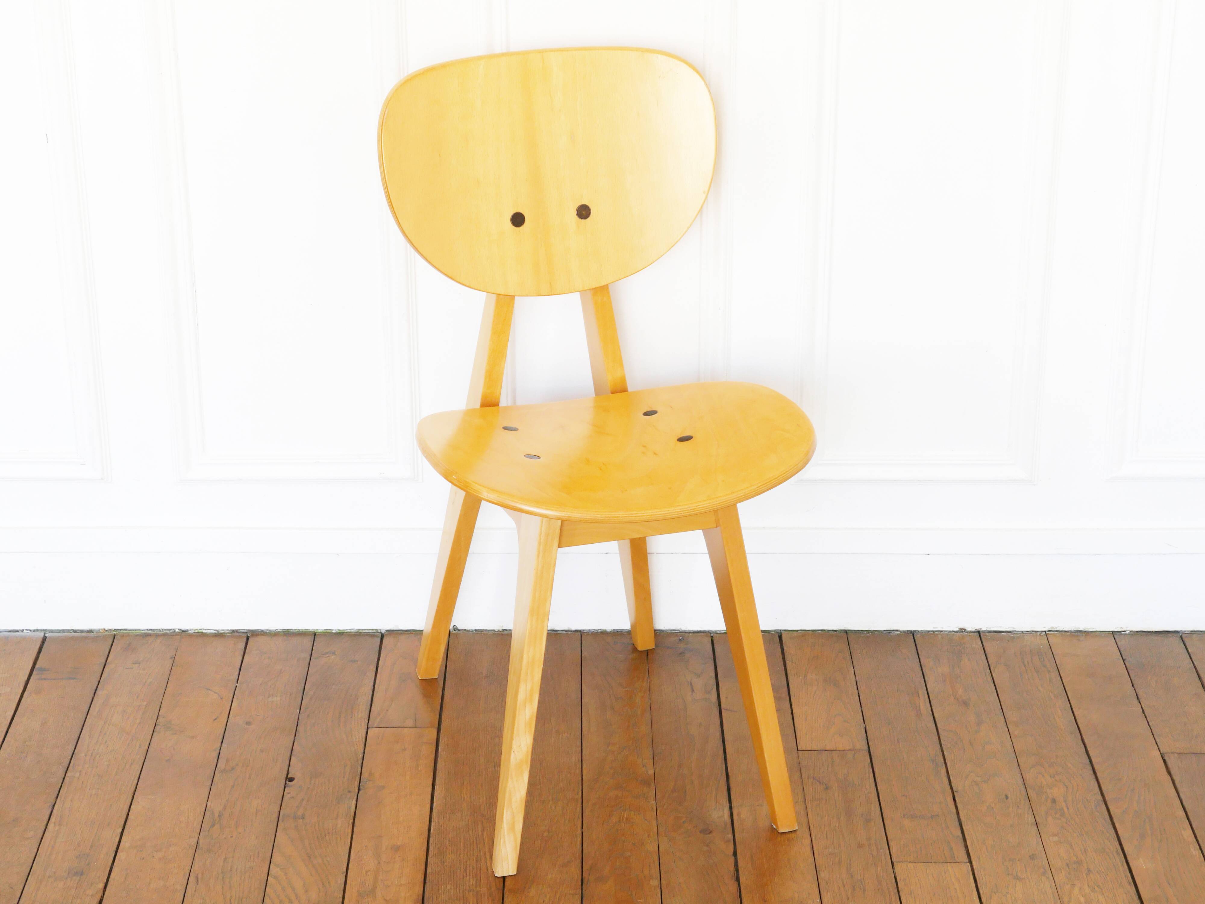 Chaise - junzo sakakura - modèle 3221 - tendo mokko