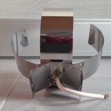 Lamp space age aluminum 70s