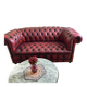 Chesterfield sofa 3-seater and its 2 armchairs