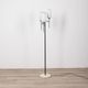 Vintage 50's floor lamp in metal and glass, italian design