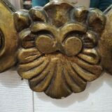 Golden mirror 77x56cm