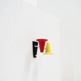 Small Italian Vintage Wall Lamp with Colorful Shades