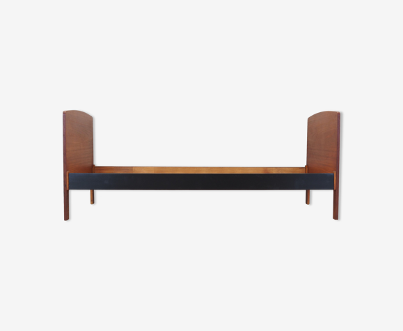 Lit en teck, design danois, années 1970, Danemark