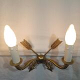 Empire style arrow wall light