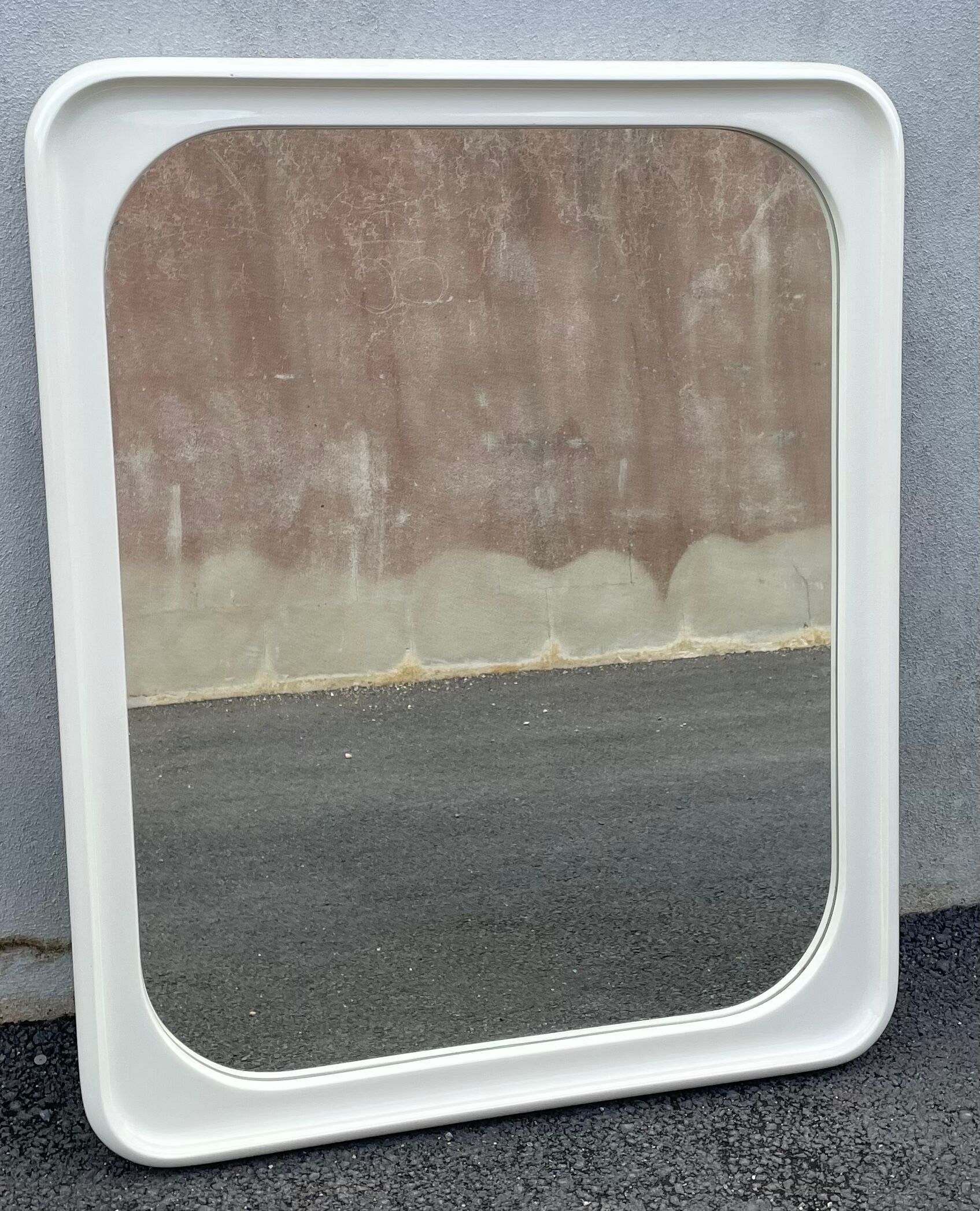 Miroir space age h94 x l76 cm