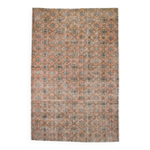 7x10 Tapis Pumpink Orange & Black Persan, 208x316Cm