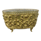 Brass planter with its zinc tray