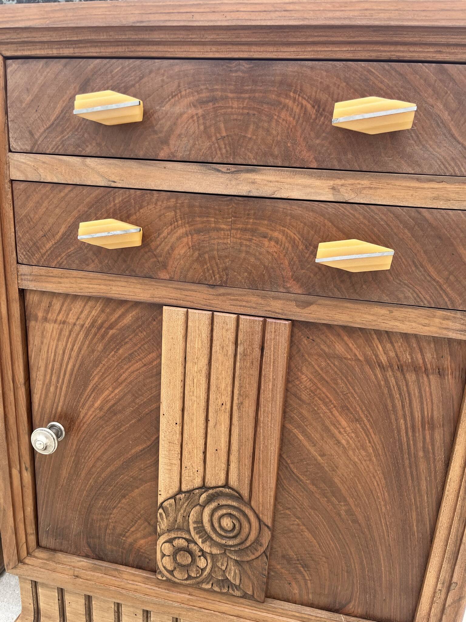 Pair of art deco occasional furniture or bedside tables