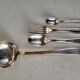 Cutlery  37 pieces silver metal
