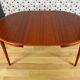 Scandinavian design round table in teak 1960