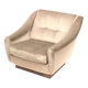 Vintage velvet armchair from the 70s