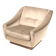 Vintage velvet armchair from the 70s