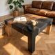 Table basse teck massif